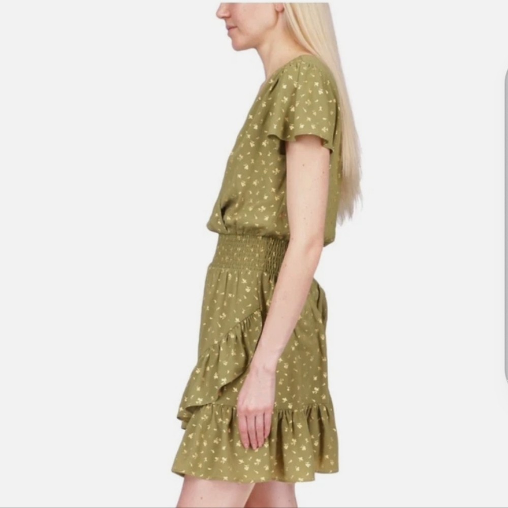MICHAEL Michael Kors Green Ruffled Tiered Sundress - Picture 3 of 4